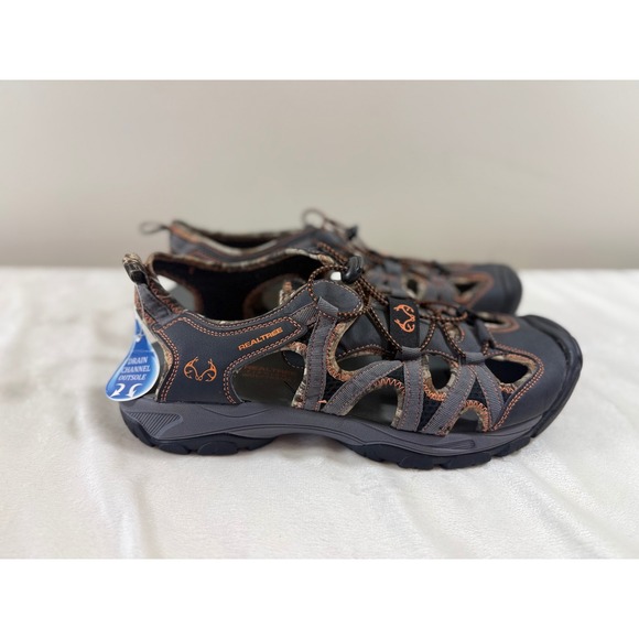 Realtree Water Shoes Sport Sandals Men\'s Size 13 Gray Camo Fishing Hiking main image 7